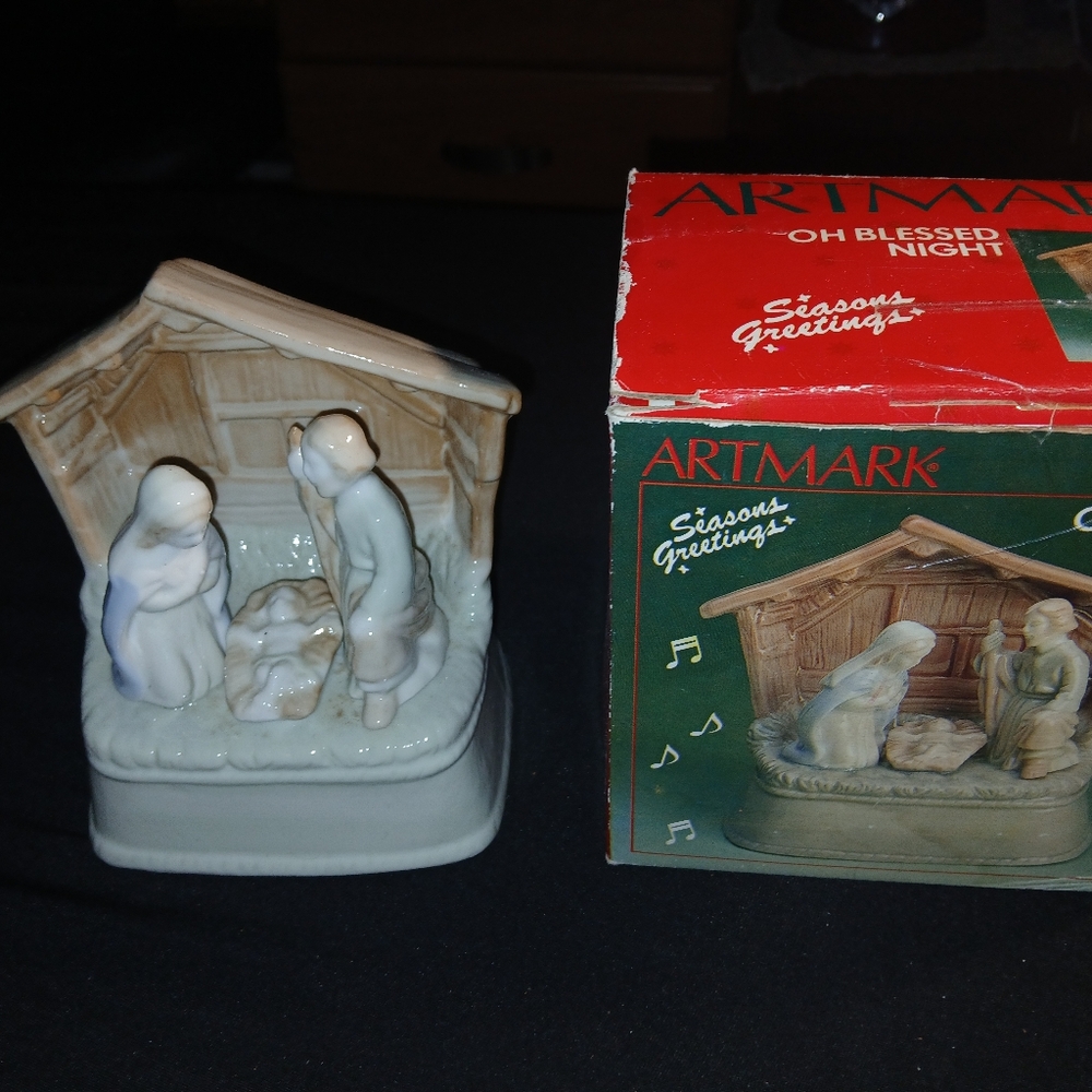 Artmark Nativity Scene Music Box